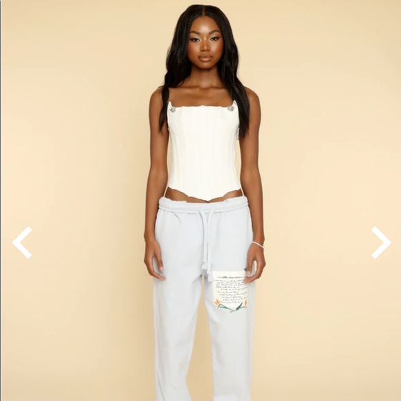 Boys Lie Tops - Boys Lie Corset White